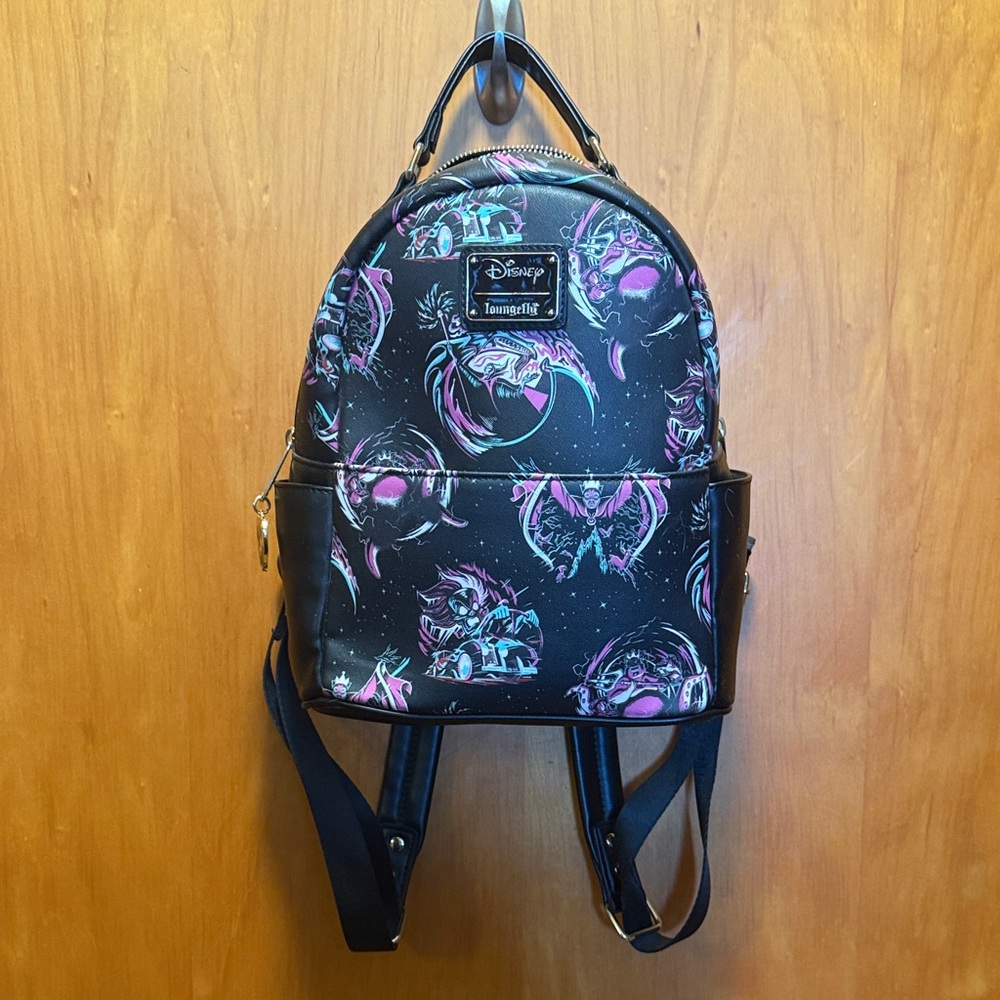 Loungefly Disney Villains Maleficent cruella Ursula evil queen Backpack